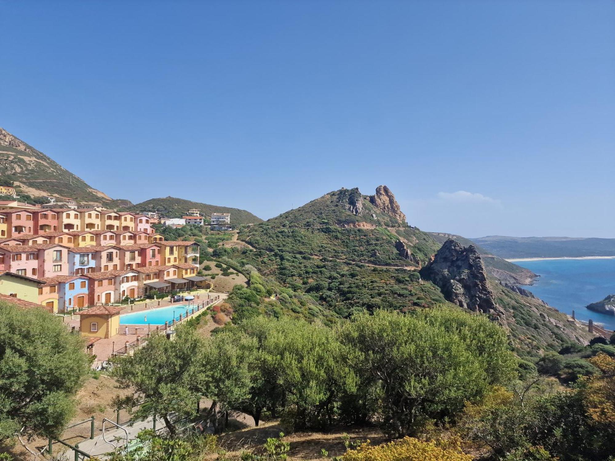 La Perla E Le Conchiglie Tanca Piras Vista Mare Villa Nebida Eksteriør bilde
